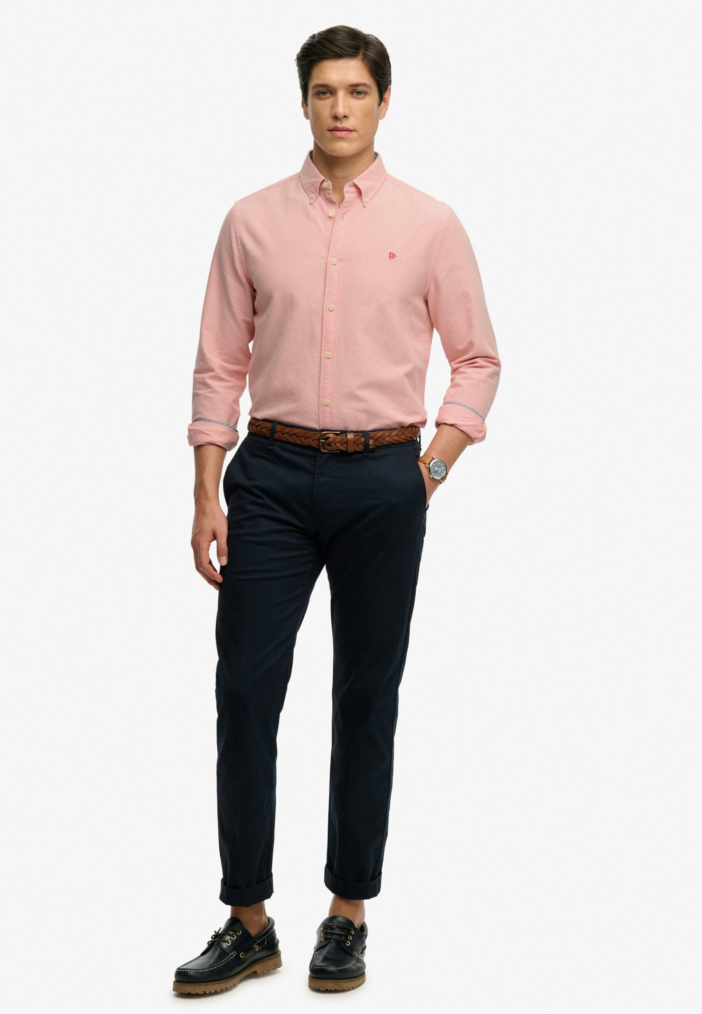 Preppy Oxford Long Sleeve Shirt