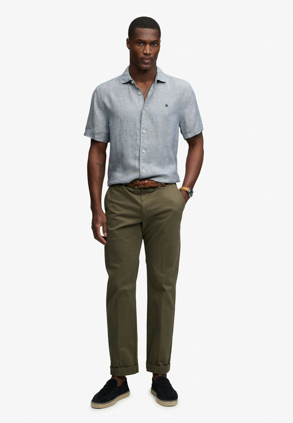 Riviera Short Sleeve Linen Shirt