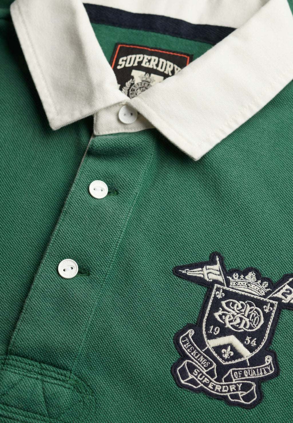 Vintage Pique Rugby Polo Shirt