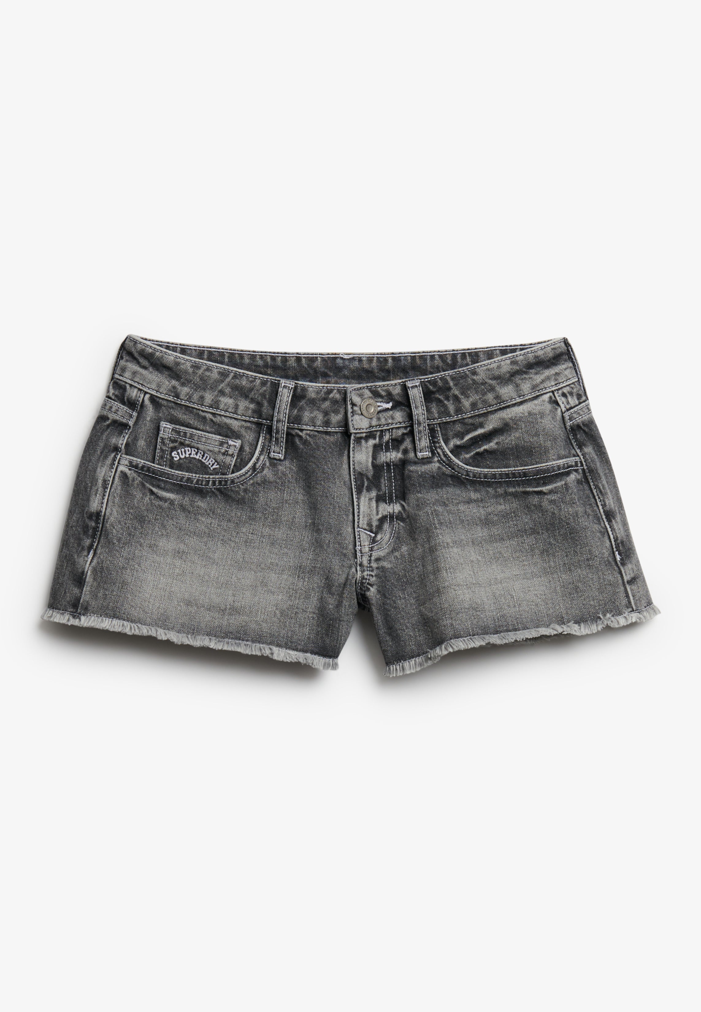 Low Rise Denim Hot Shorts