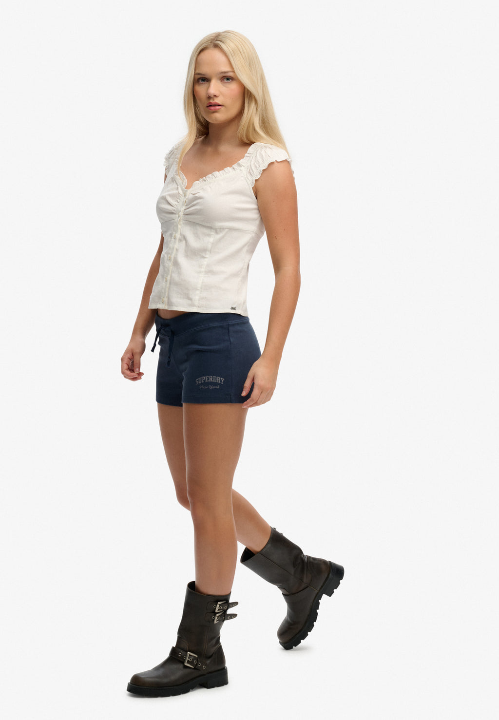 Athletic Essentials Jersey Script Shorts