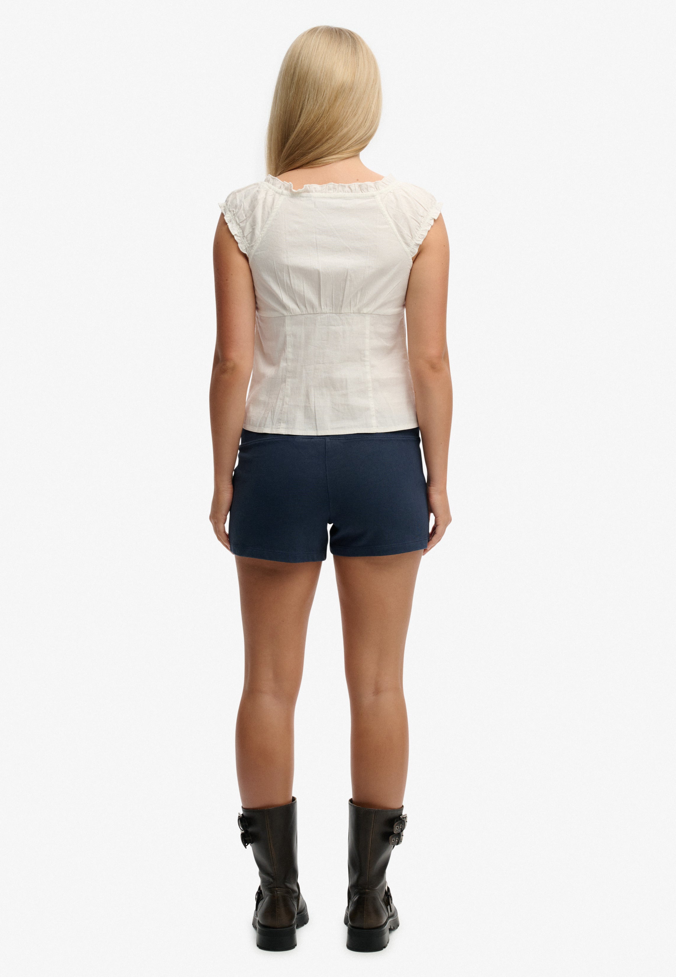 Athletic Essentials Jersey Script Shorts
