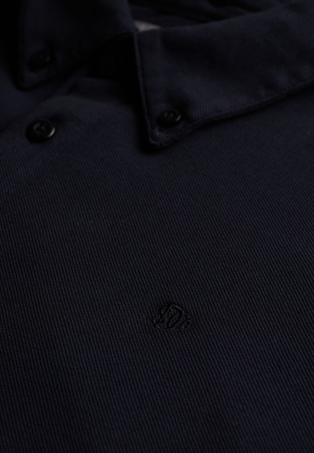 Vintage Destroy Pique Long Sleeve Shirt
