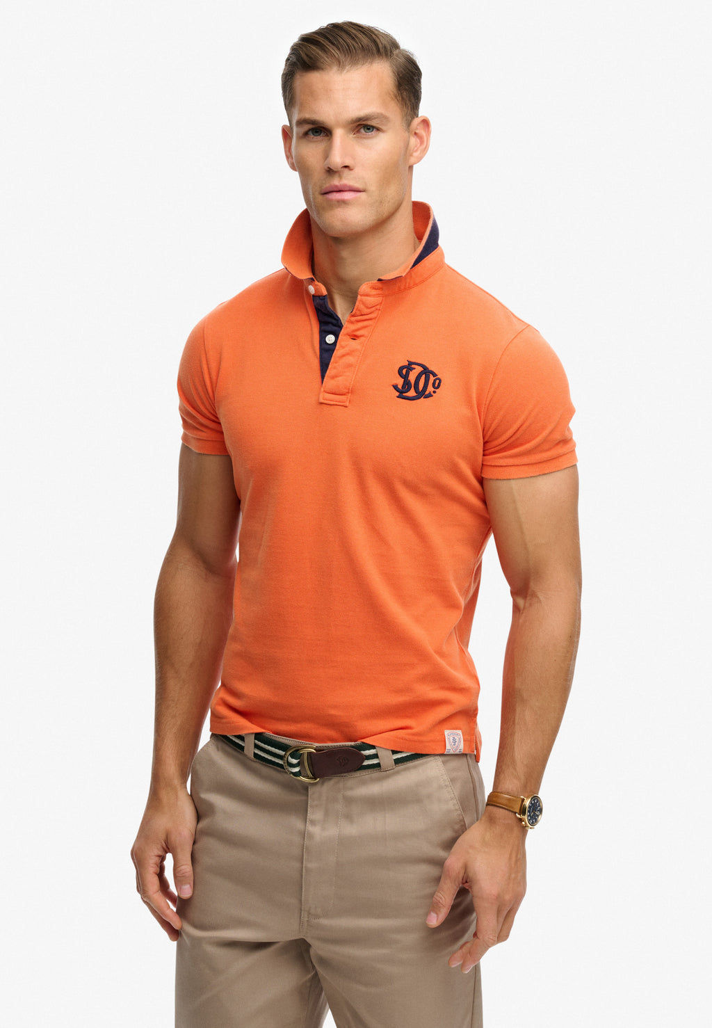 Pique Monogram Polo Shirt