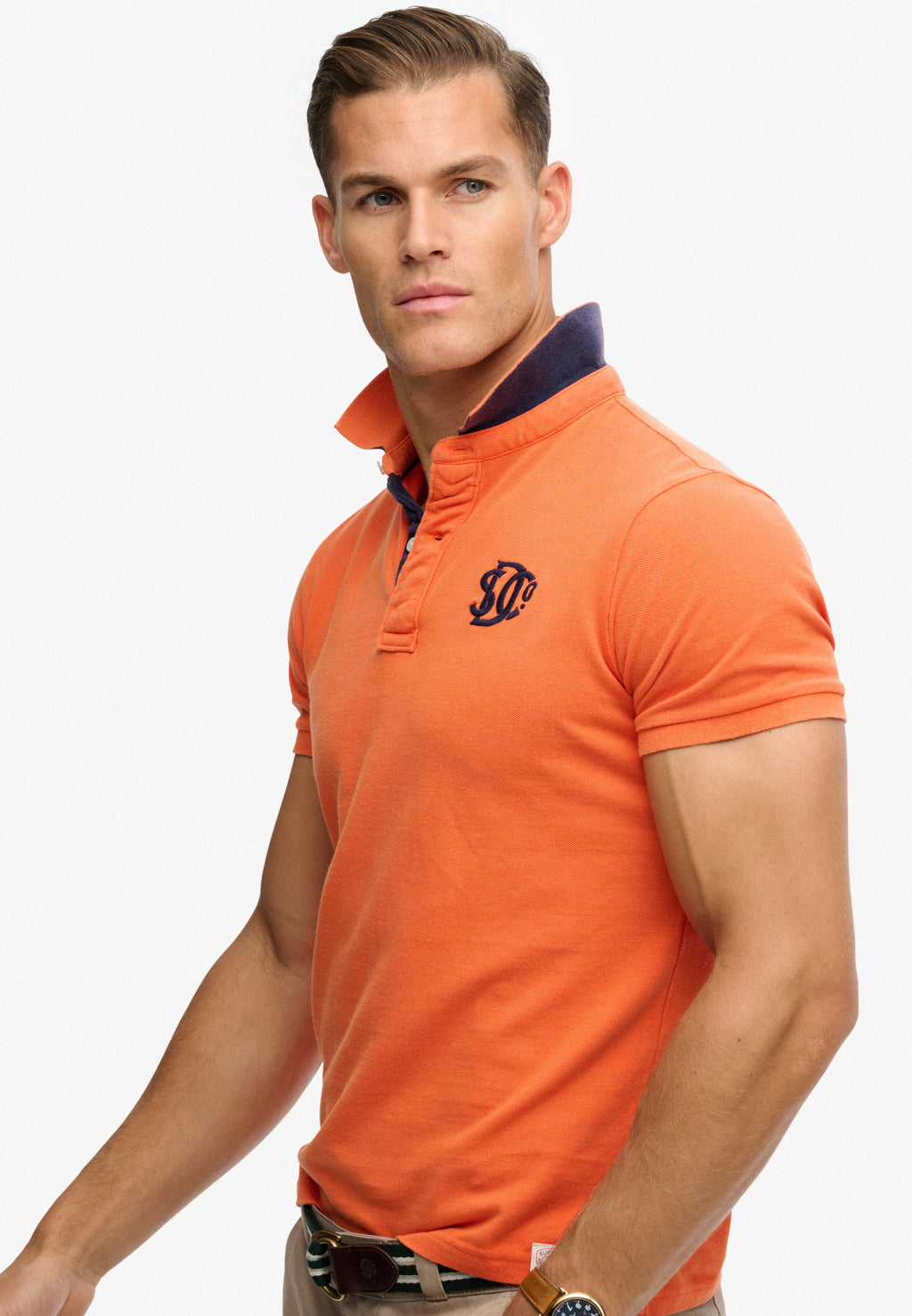 Pique Monogram Polo Shirt