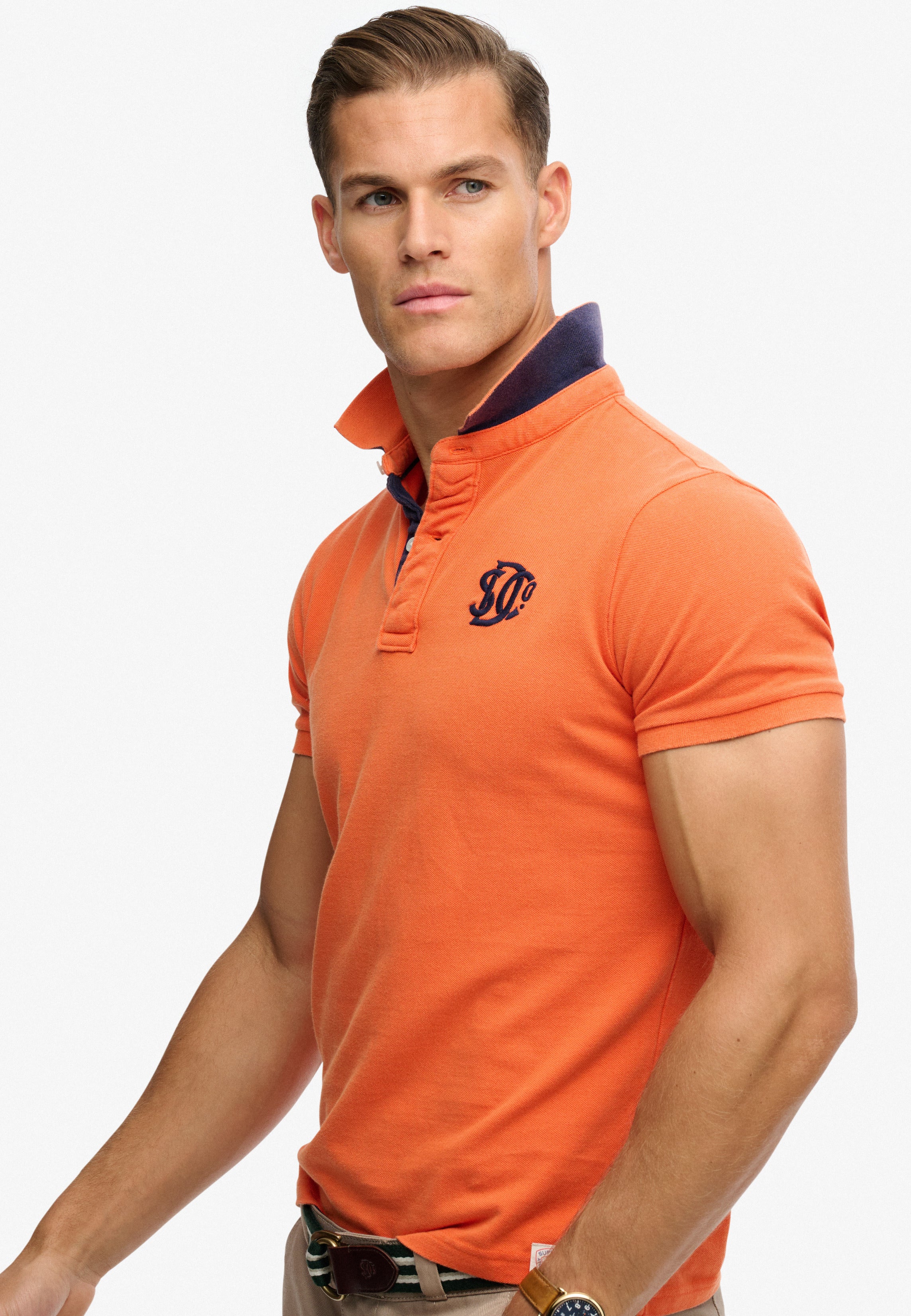Pique Monogram Polo Shirt