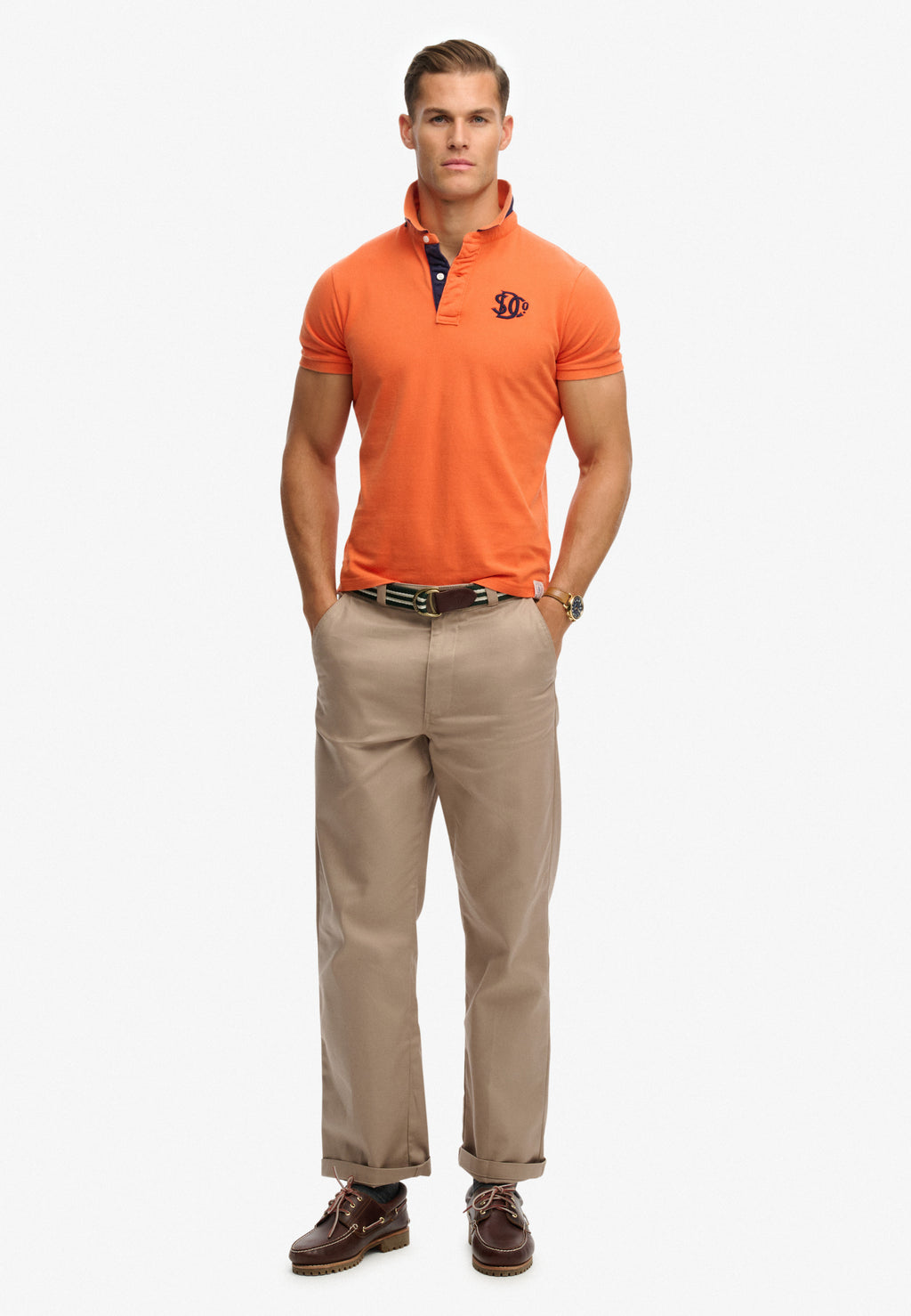 Pique Monogram Polo Shirt