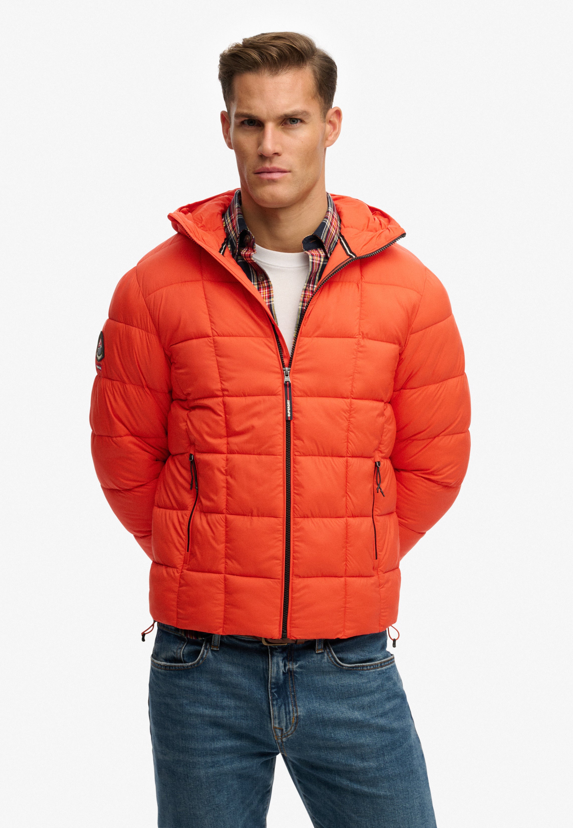 Hooded Box Quilt Fuji Lite Jacket