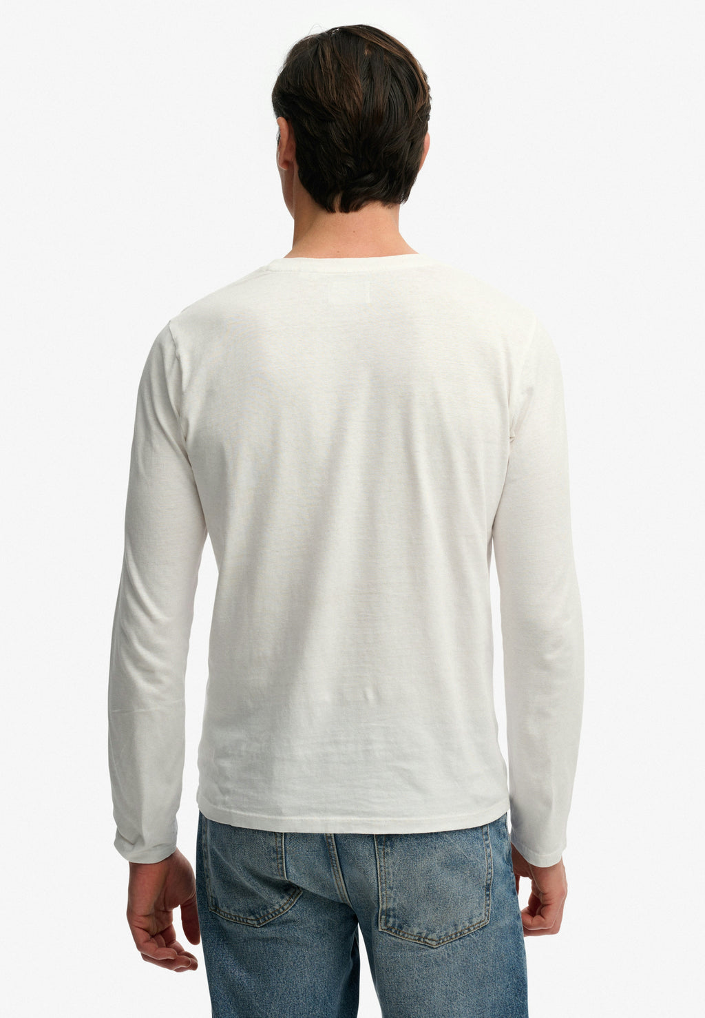 Classic Cotton Linen Long Sleeve Top