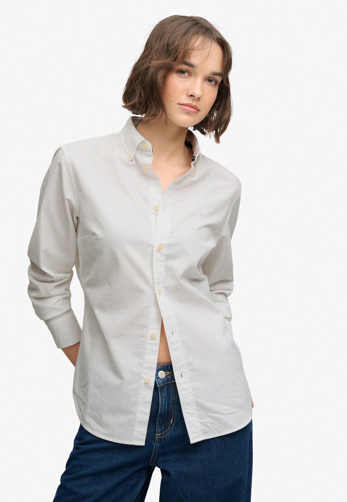 Slim Oxford Button Down Long Sleeve Shirt