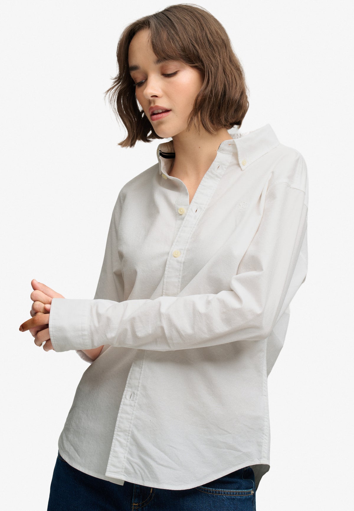 Slim Oxford Button Down Long Sleeve Shirt