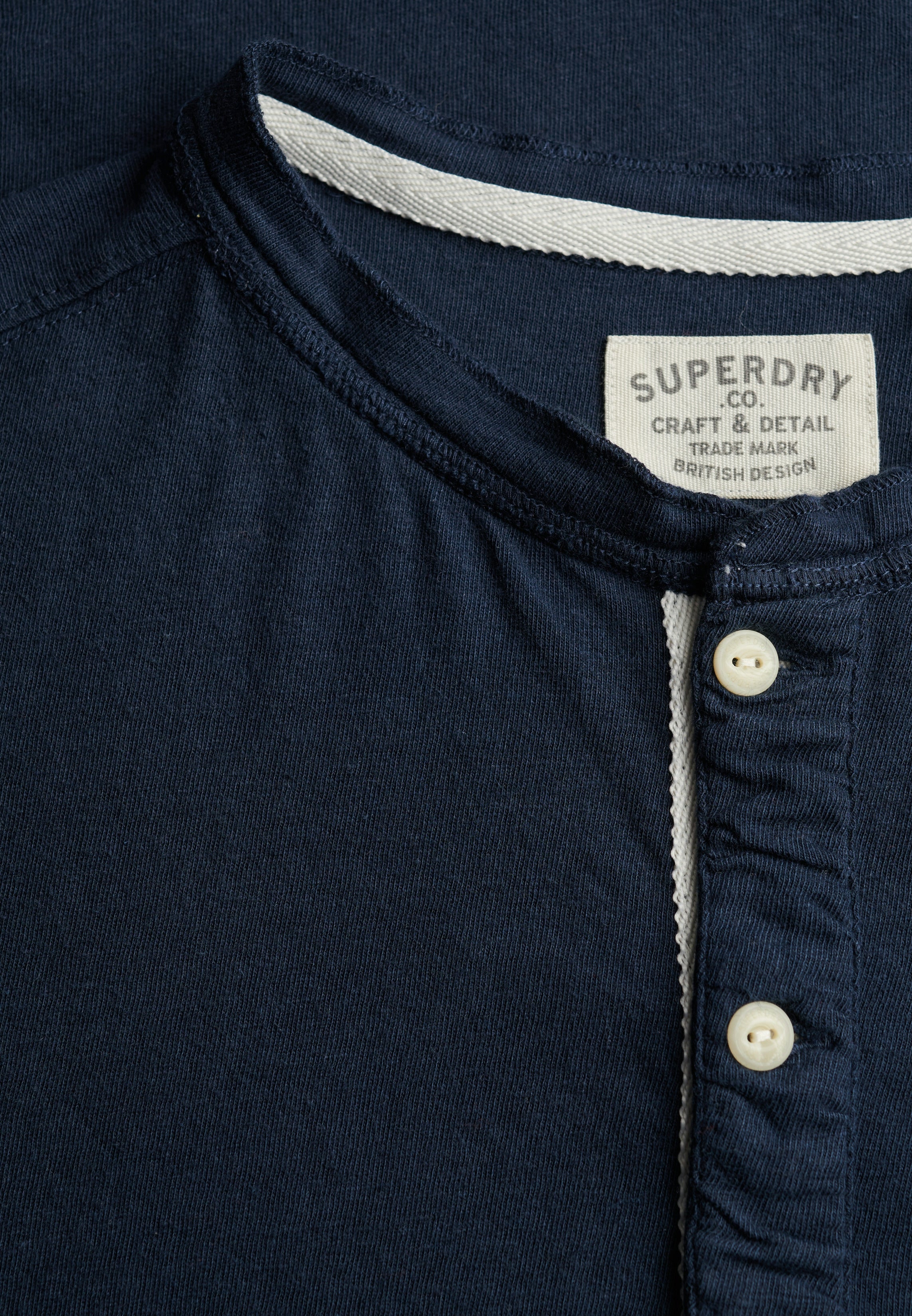 Classic Cotton Linen Short Sleeve Henley T-shirt