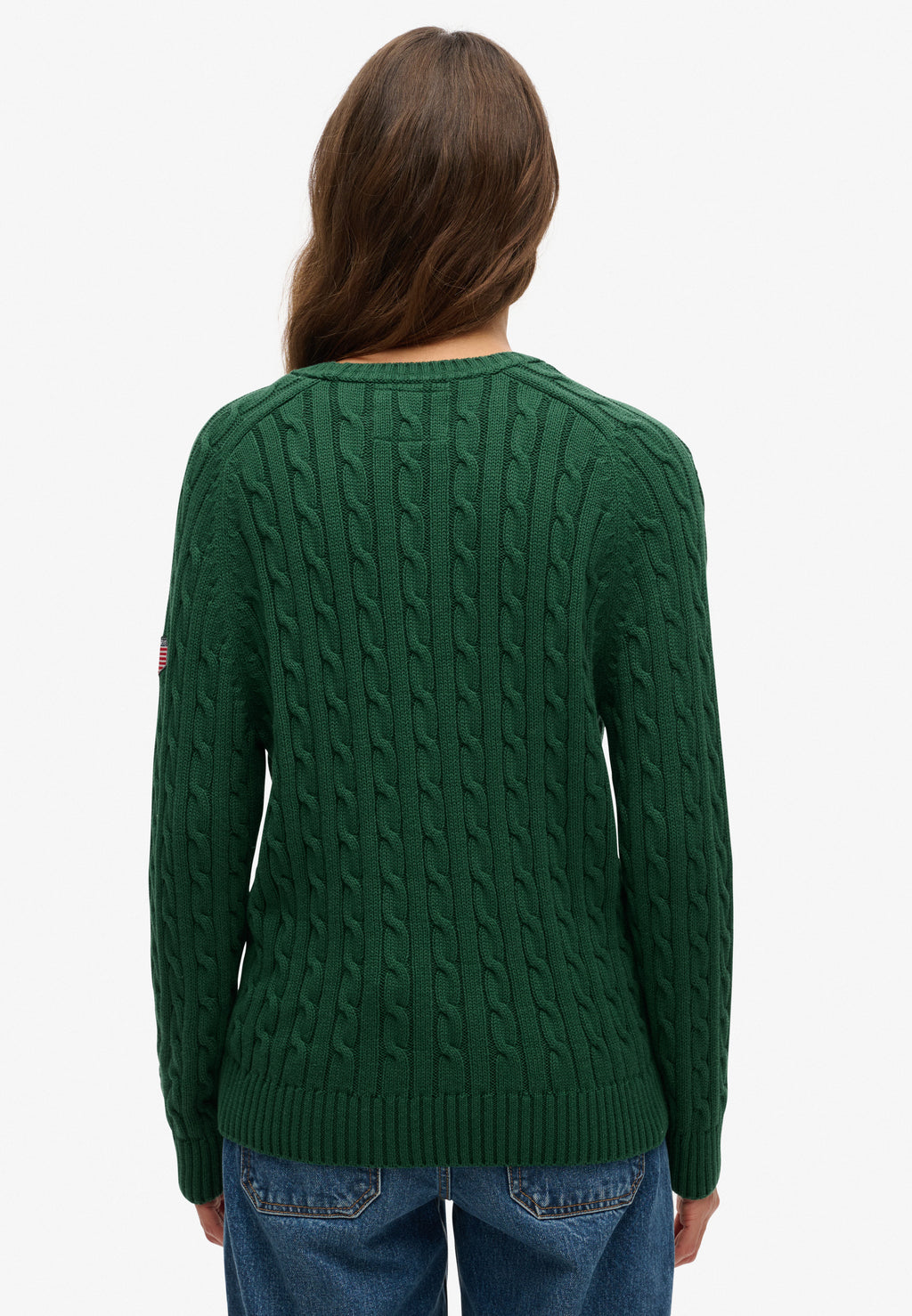 Slouchy Cable Knit Jumper