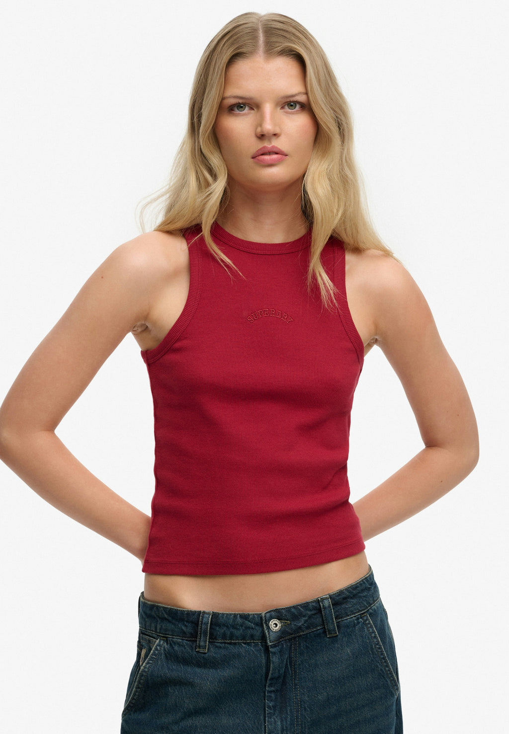 Essential Logo Racer Vest