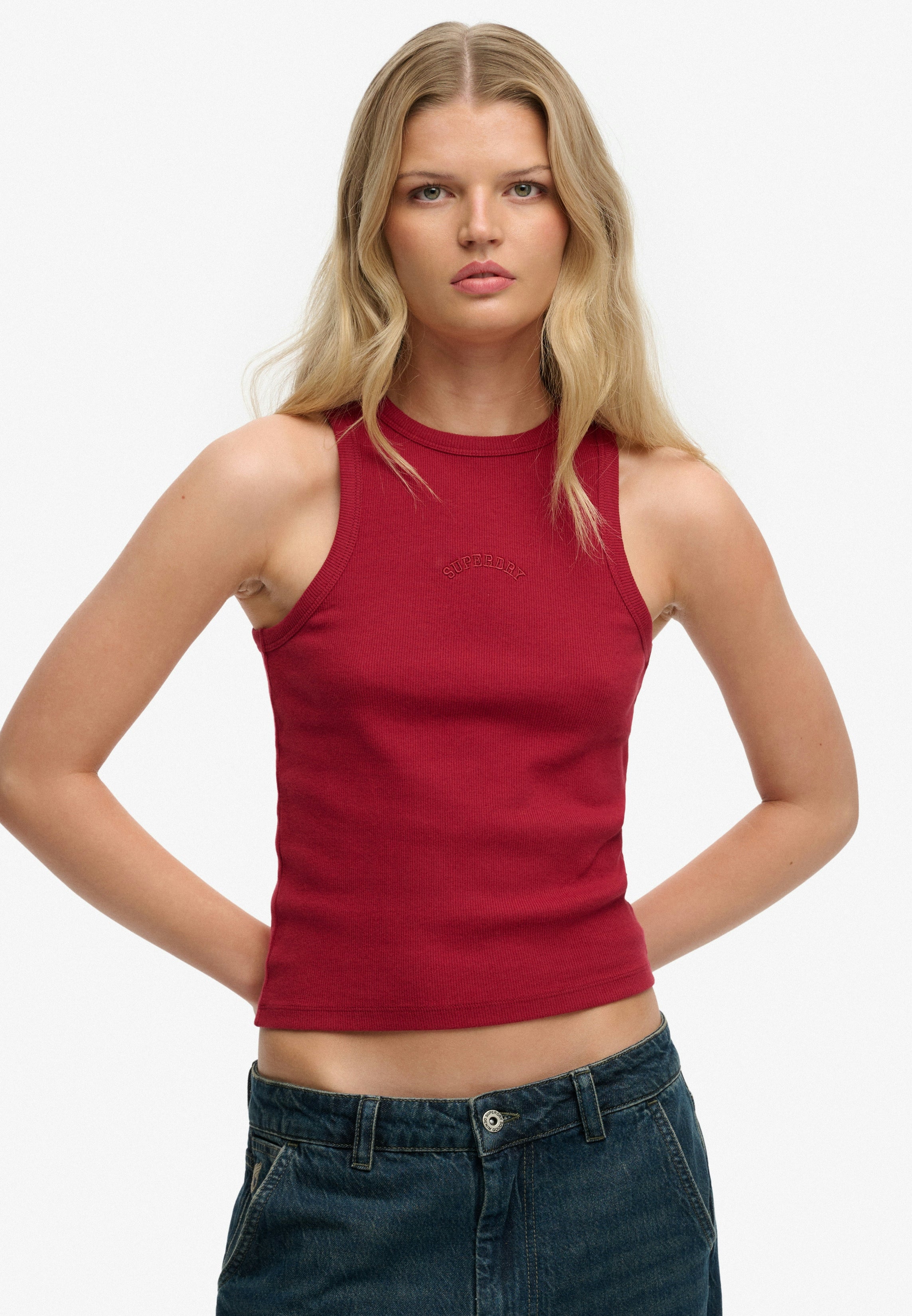 Essential Logo Racer Vest