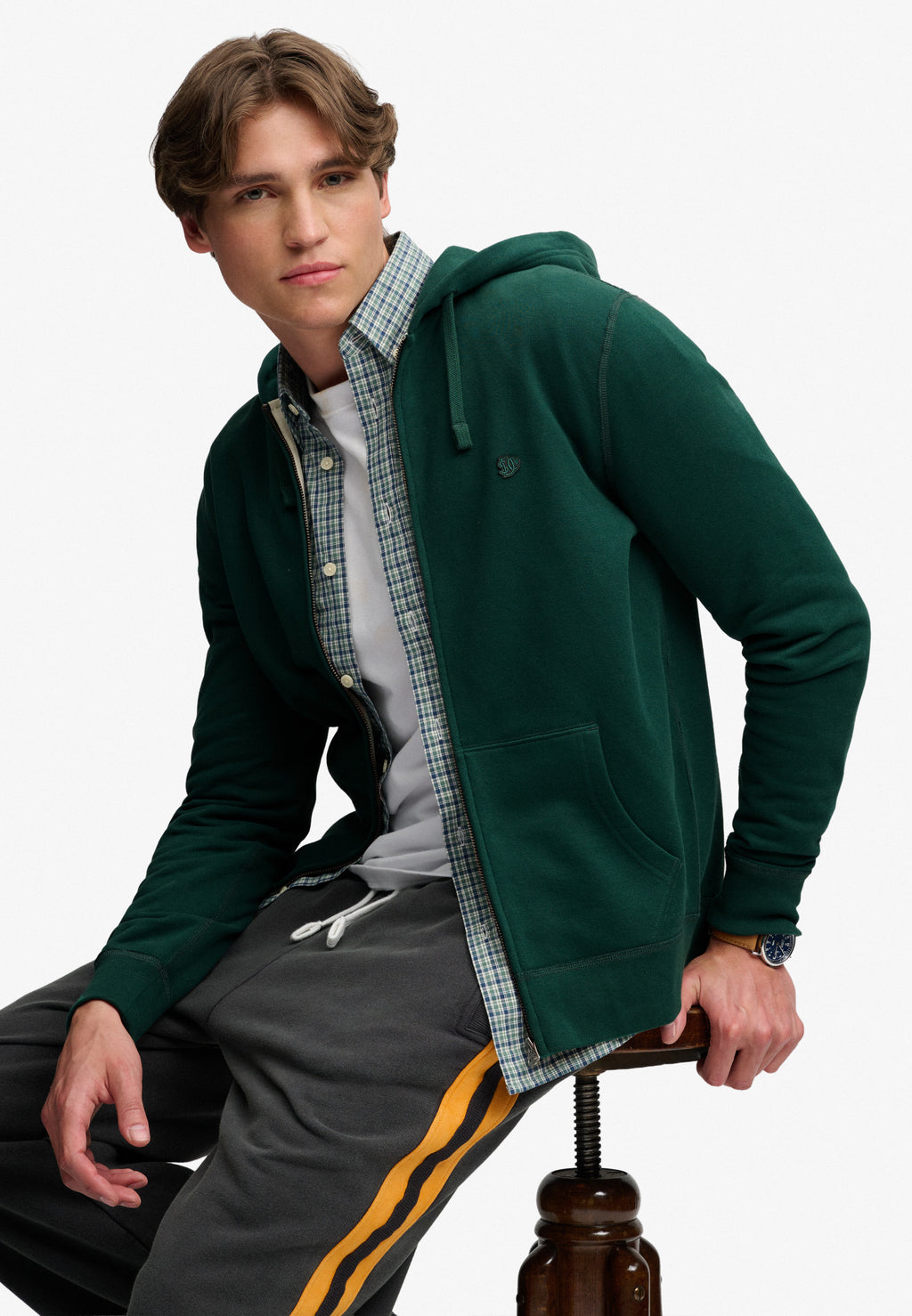 Essential SD Co Logo Zip Hoodie