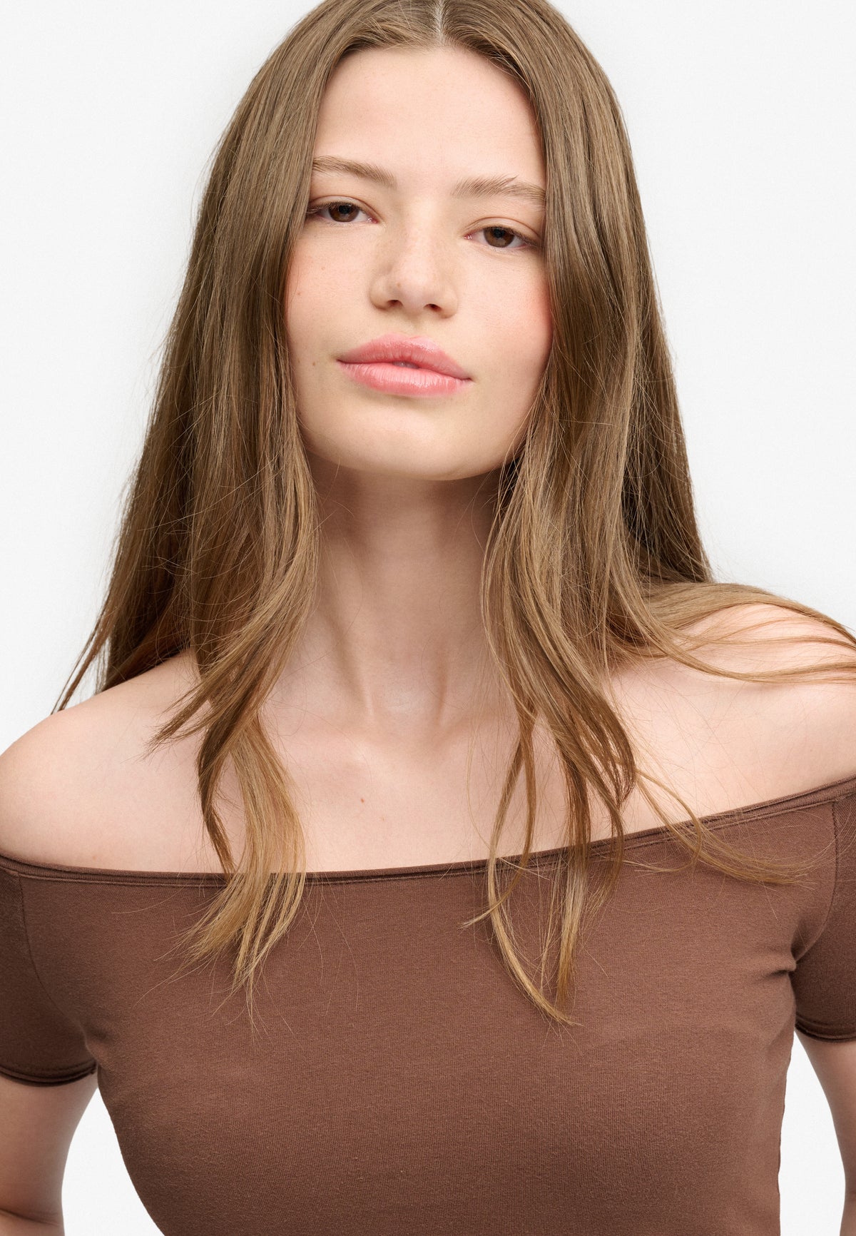 Bardot Short Sleeve Off Shoulder Top