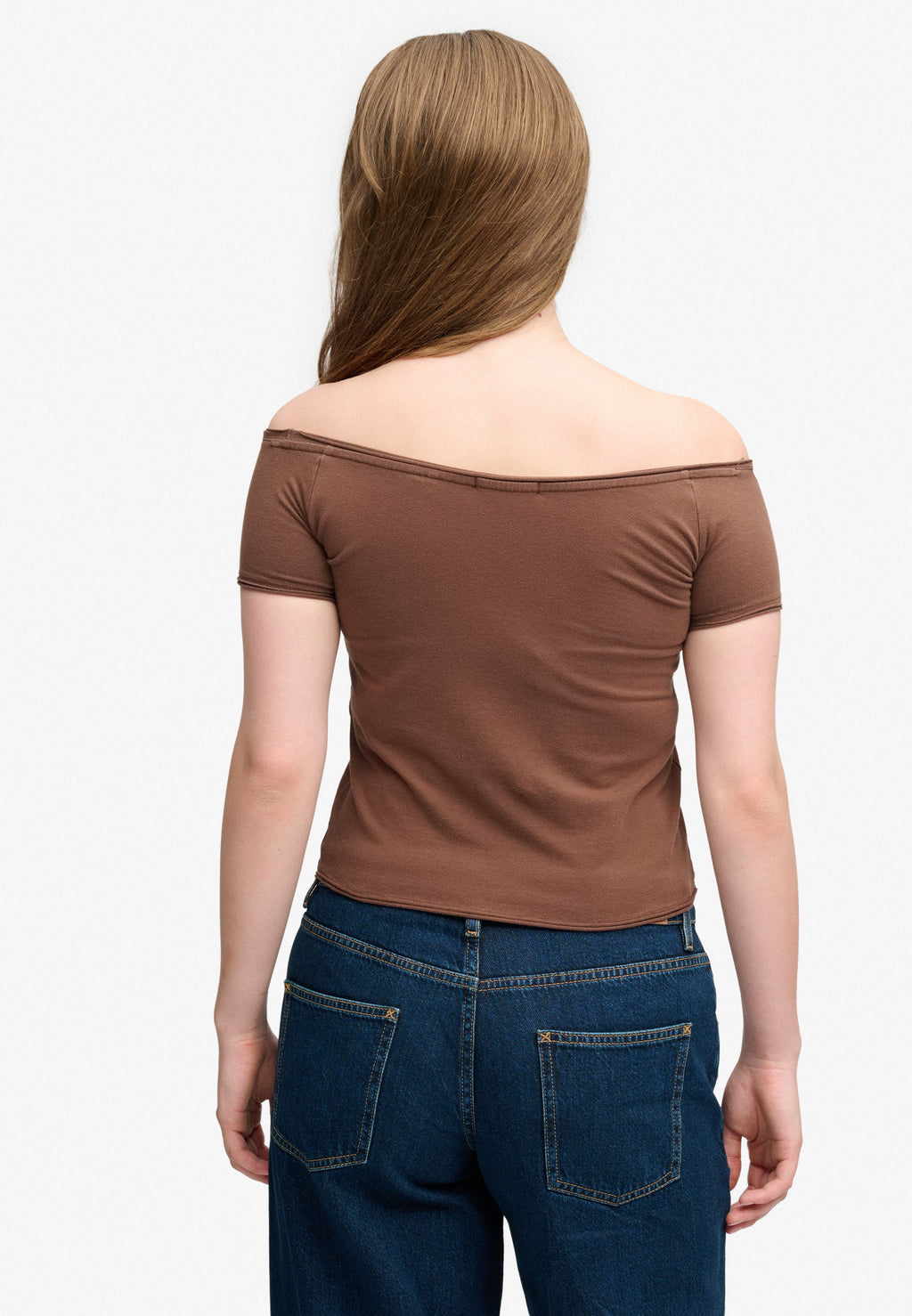 Bardot Short Sleeve Off Shoulder Top