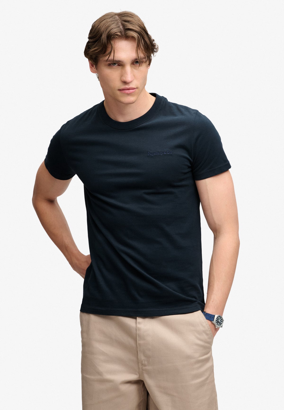 Essential Company Logo Embroidered T-shirt