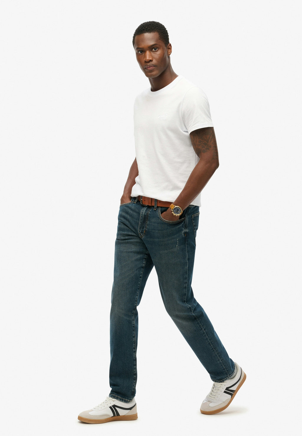 Organic Cotton Vintage Slim Straight Jeans