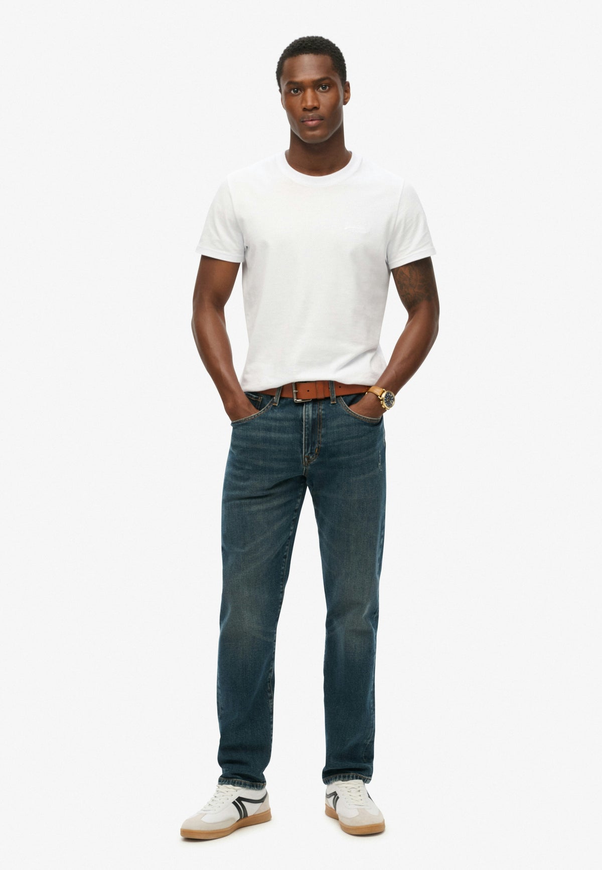Organic Cotton Vintage Slim Straight Jeans