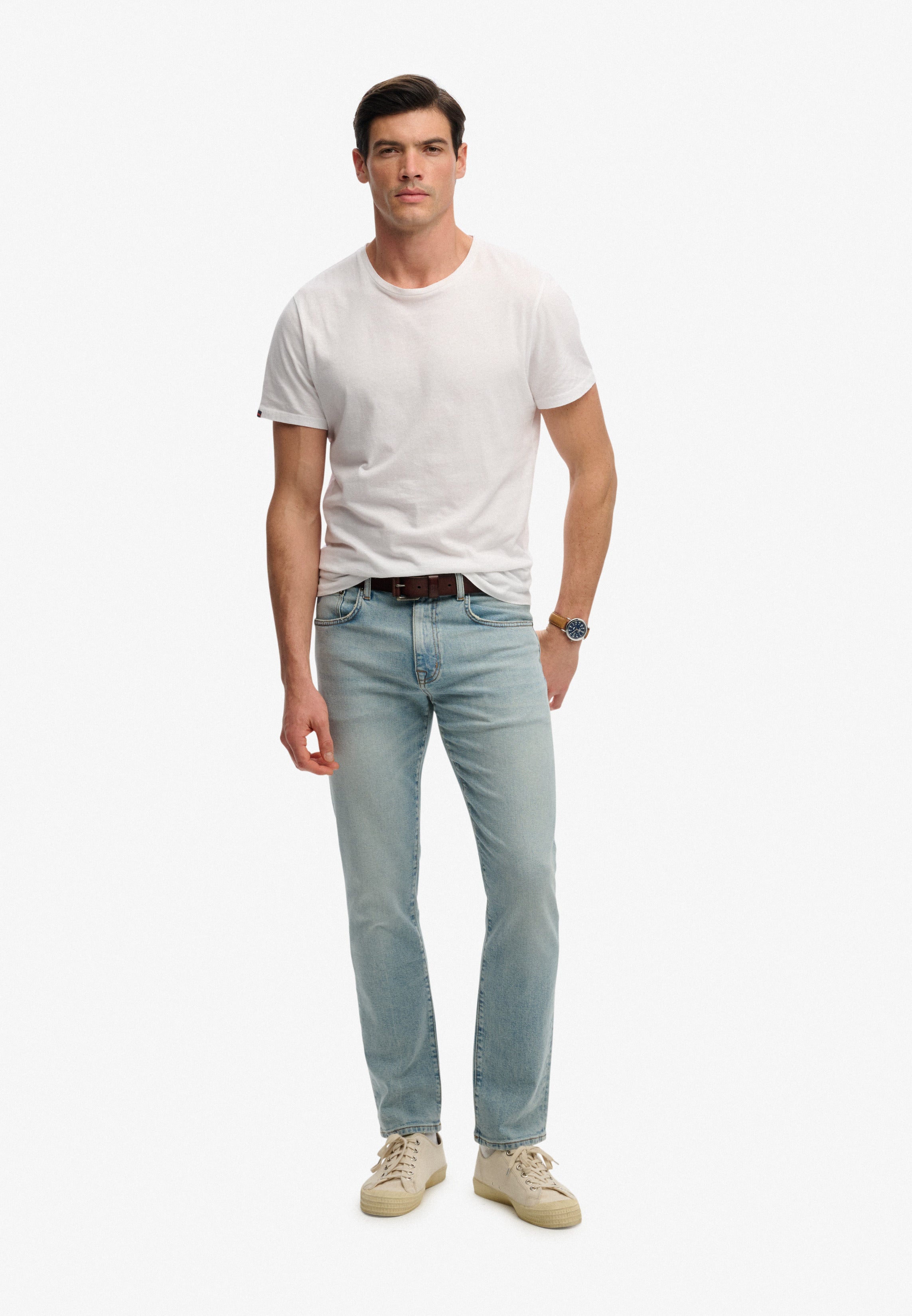 Organic Cotton Vintage Slim Straight Jeans