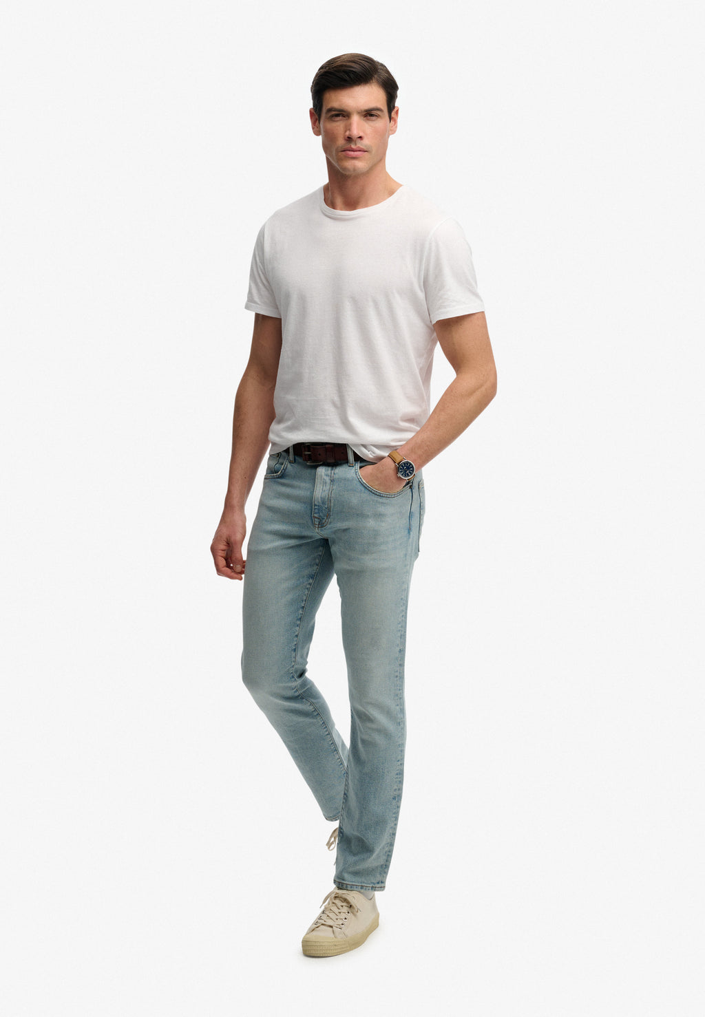Organic Cotton Vintage Slim Straight Jeans