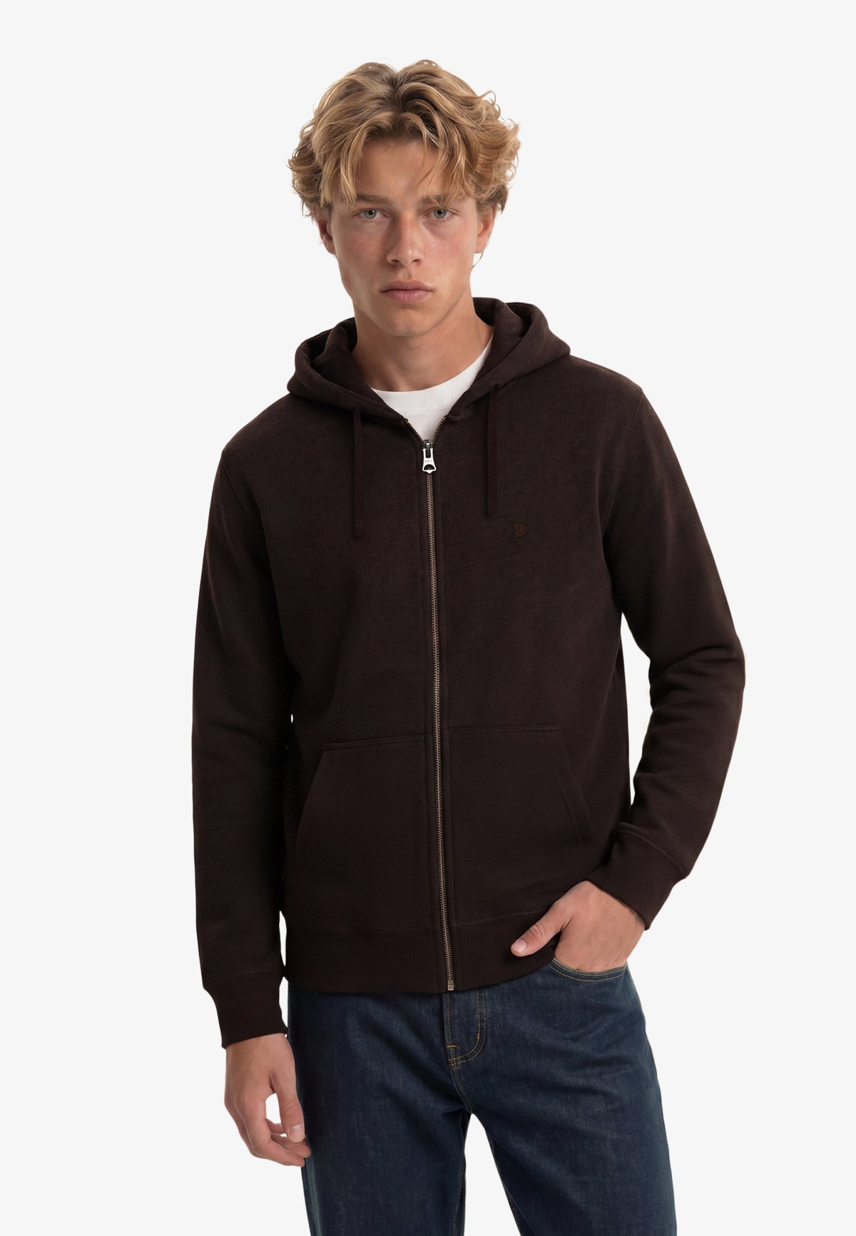 Essential SD Co Logo Zip Hoodie