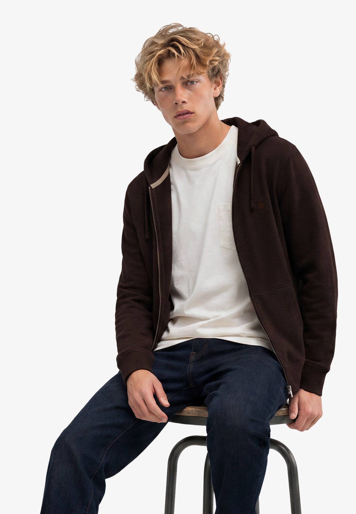 Essential SD Co Logo Zip Hoodie