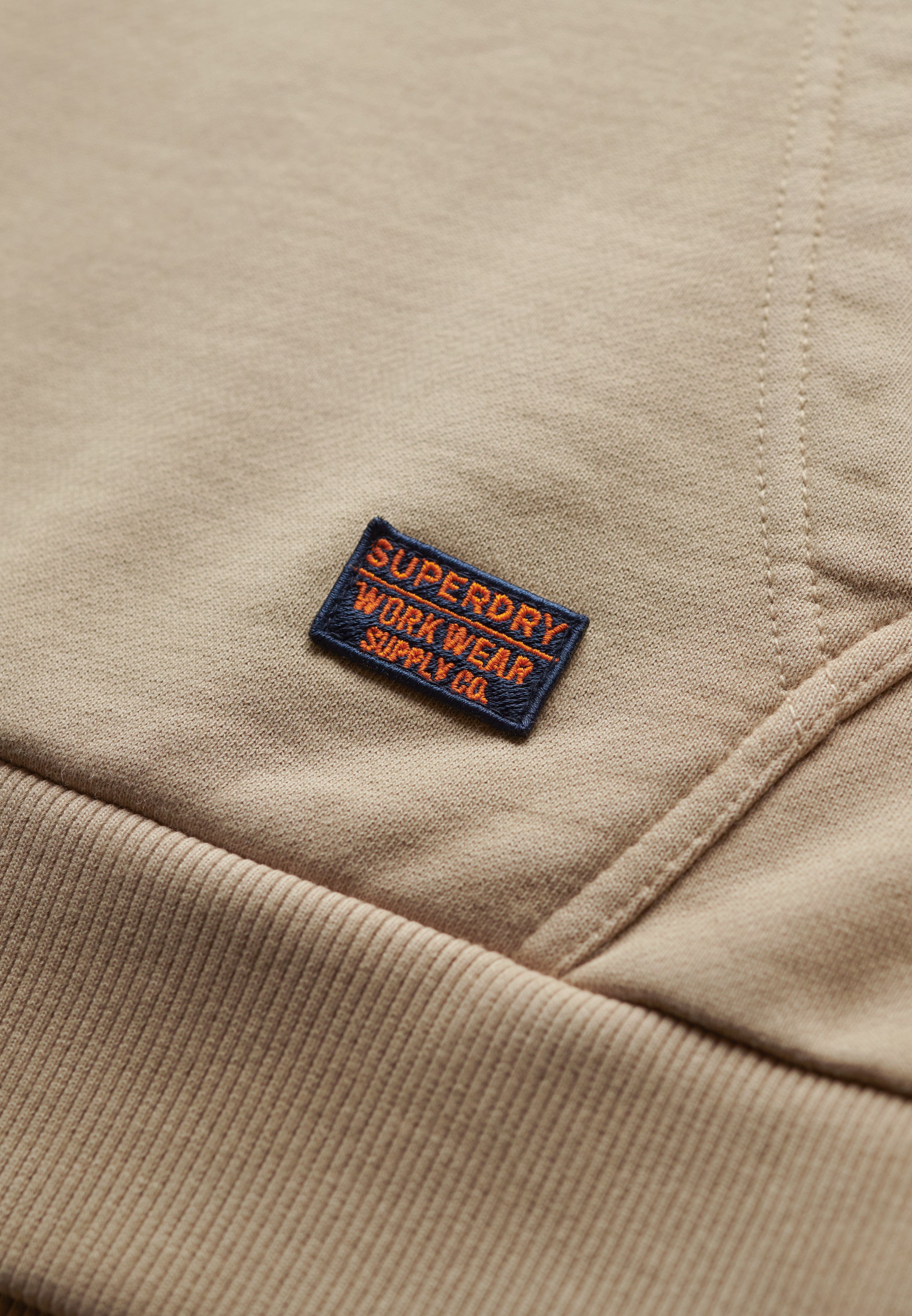Embroidered Core Logo Relaxed Hoodie