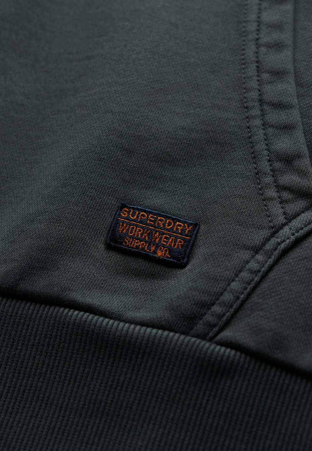Embroidered Core Logo Relaxed Hoodie