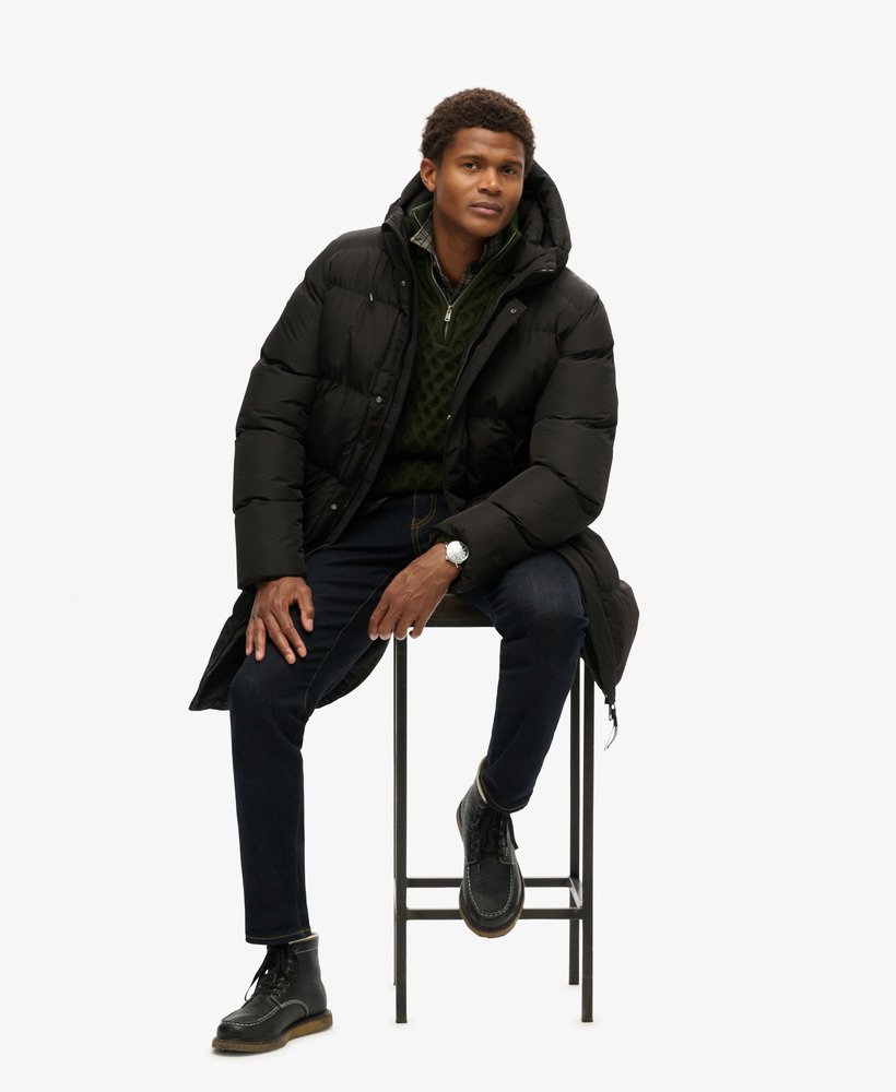 Hooded Sports Puffer Coat