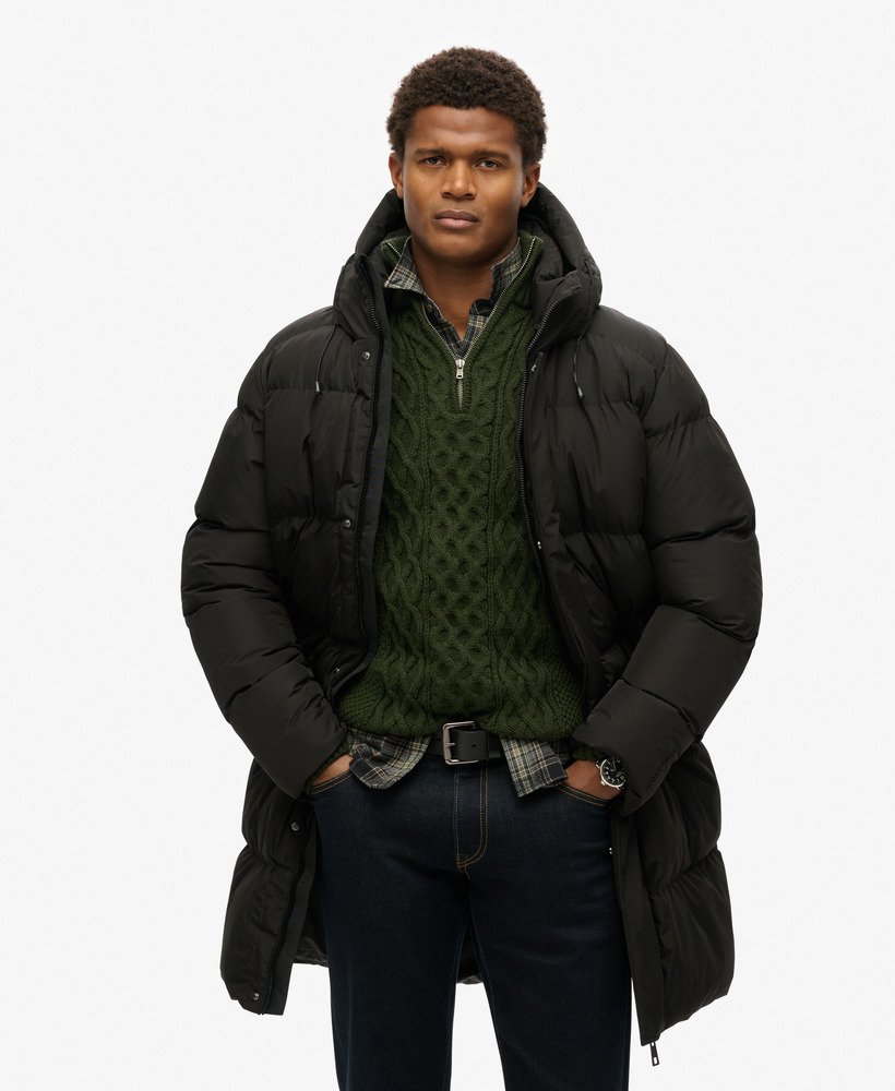 Hooded Sports Puffer Coat