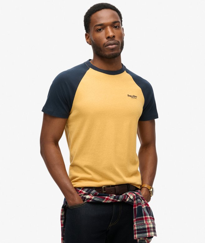 Organic Cotton Essential Logo Baseball T-Shirt