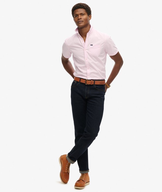 Premium University Oxford Short Sleeve Shirt