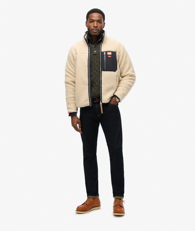 Vintage Retro Full Zip Fleece