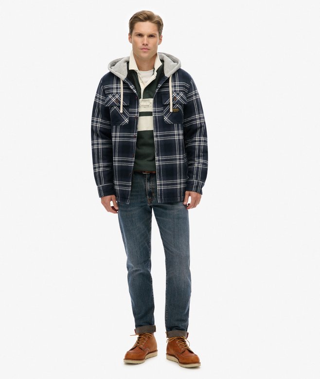 Surplus Hooded Check Shirt