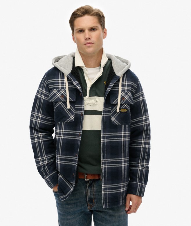 Surplus Hooded Check Shirt