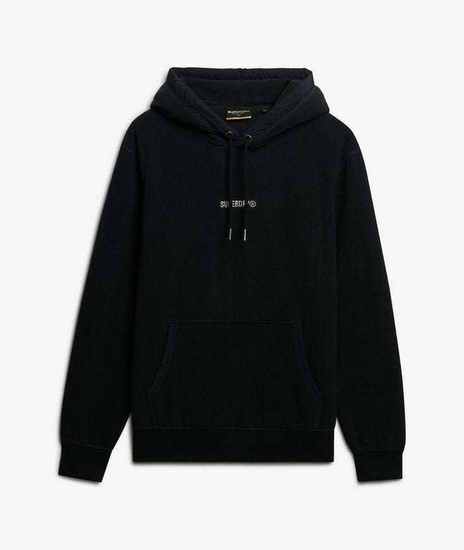 Micro Logo Fleece Hoodie